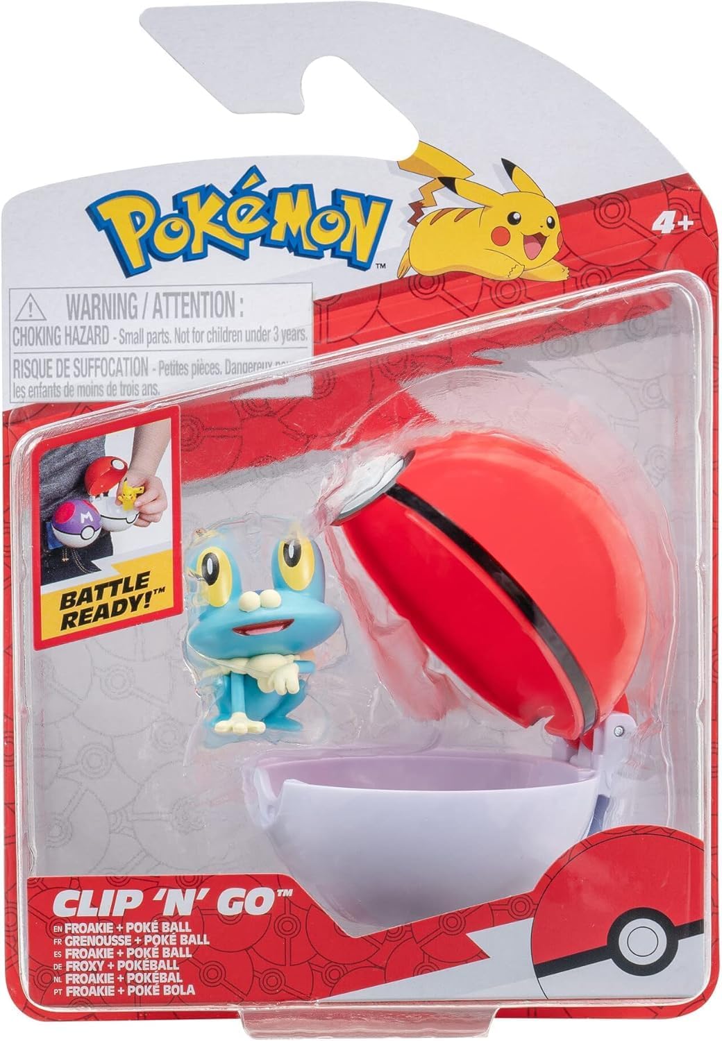 Pokémon: Clip n Go + Poké Ball (Official Merchandise)