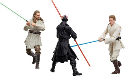 Star Wars - The Black Series: Qui-Gon Jinn, Darth Maul, Obi-Wan Kenobi (Duel of the Fates, The Phantom Menace)