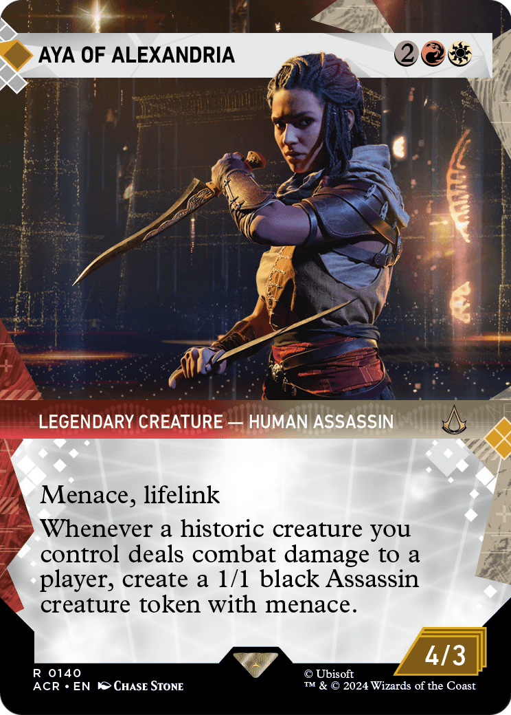 Aya of Alexandria (Showcase) (ACR-140) - Assassin's Creed: (Showcase) (Borderless)