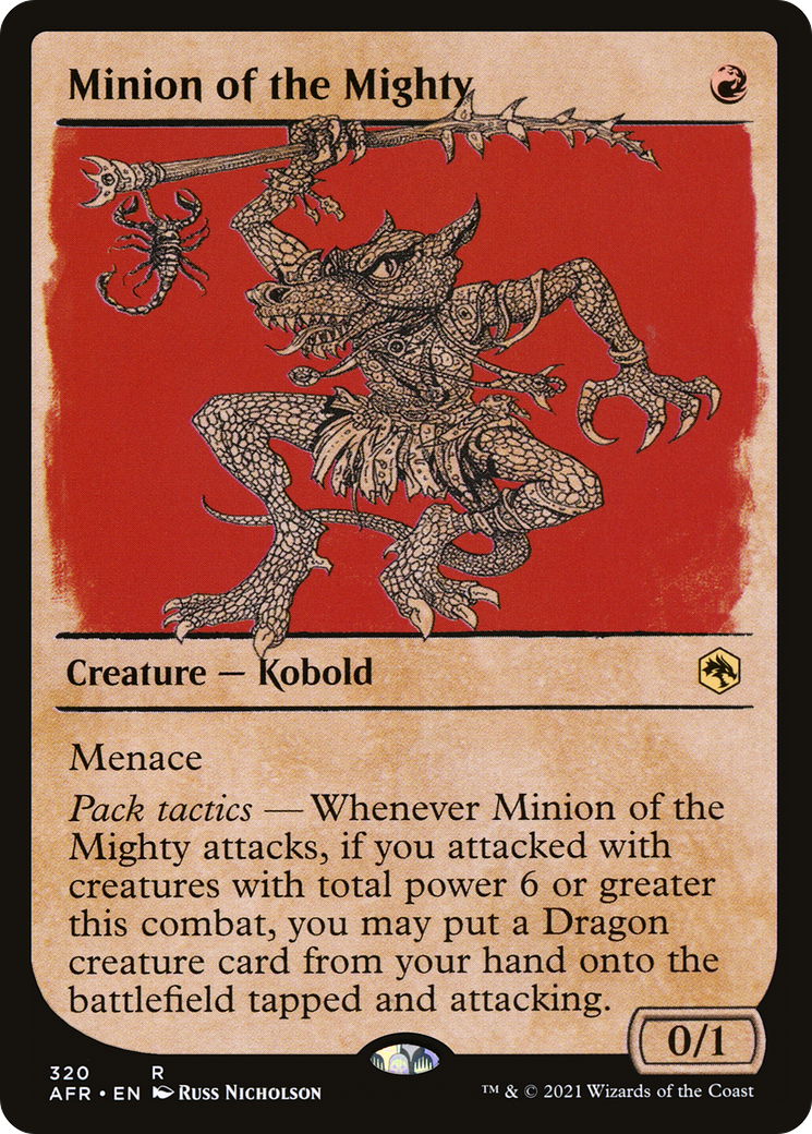 Minion of the Mighty (Showcase) (AFR-320) - Adventures in the Forgotten Realms: (Showcase)