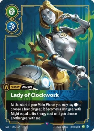 Orianna, Lady of Clockwork (145/167) - Radiance Foil