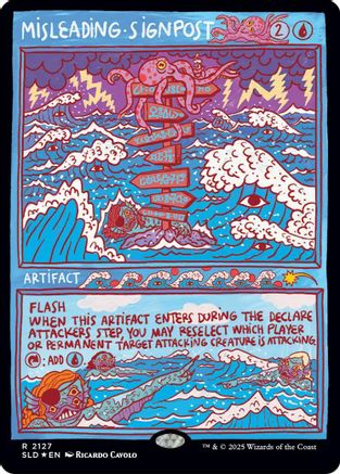 Misleading Signpost (SLD-2127) - Secret Lair Drop Series Foil