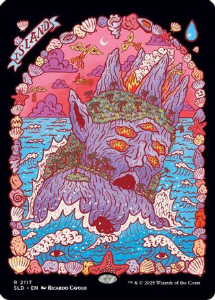 Island (2117) (SLD-2117) - Secret Lair Drop Series Foil