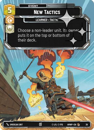 New Tactics (Foil) (38) - Homeworlds Weekly Play Promos Foil