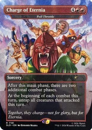 Charge of Eternia - Full Throttle (SLD-7181) - Secret Lair Drop Series Foil