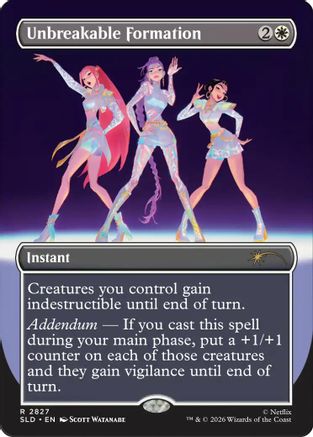 Unbreakable Formation (2827) (SLD-2827) - Secret Lair Drop Series Foil
