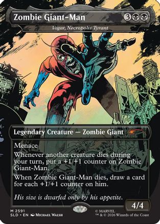 Zombie Giant-Man - Vogar, Necropolis Tyrant (SLD-2591) - Secret Lair Drop Series