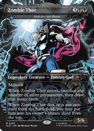 Zombie Thor - God-Eternal Bontu (SLD-2592) - Secret Lair Drop Series Foil
