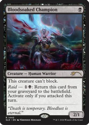 Bloodsoaked Champion (SLD-1440) - Secret Lair Drop Series