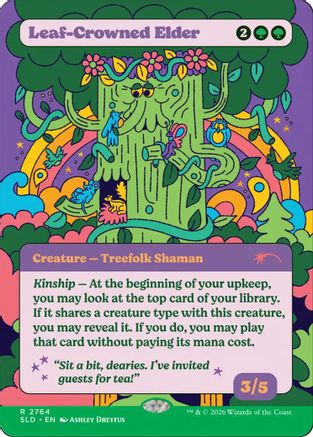 Leaf-Crowned Elder (SLD-2764) - Secret Lair Drop Series