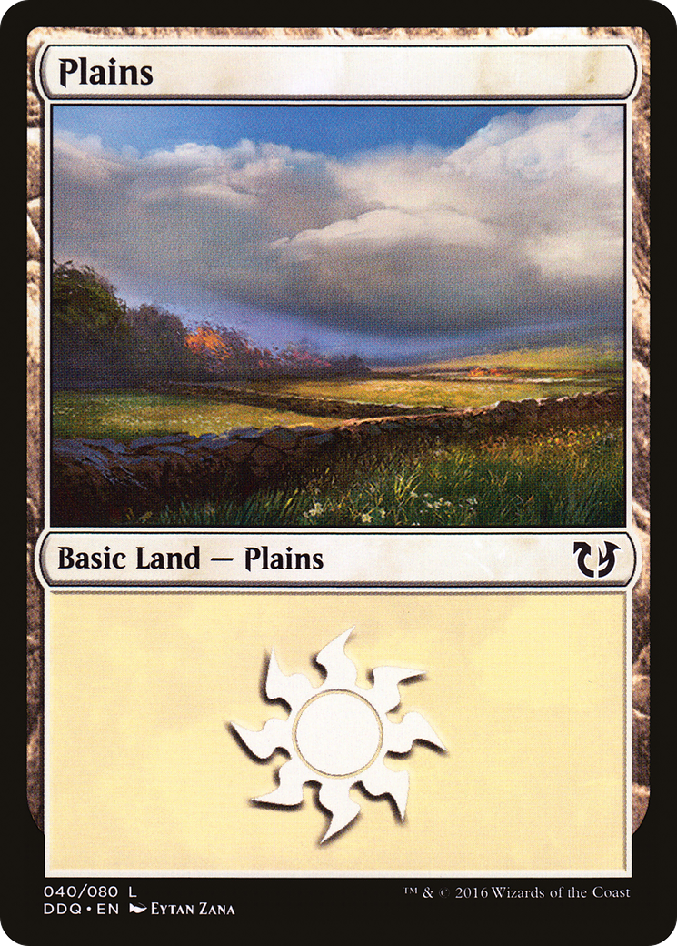 Plains (040) (DDQ-040) - Duel Decks: Blessed vs. Cursed