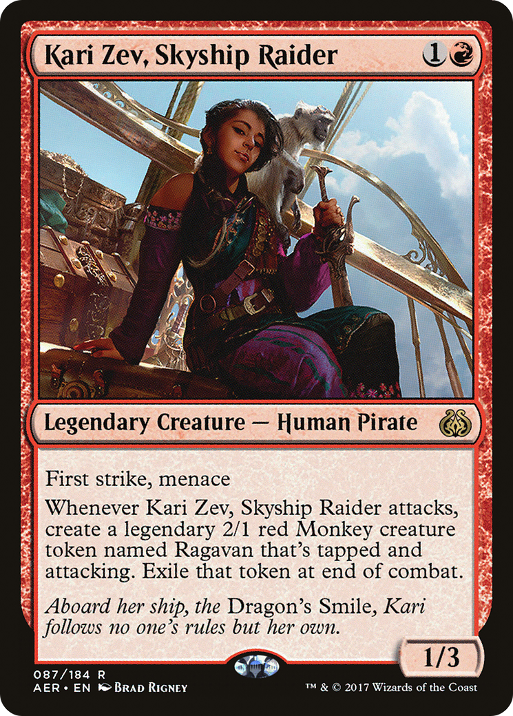 Kari Zev, Skyship Raider (AER-087) - Aether Revolt Foil