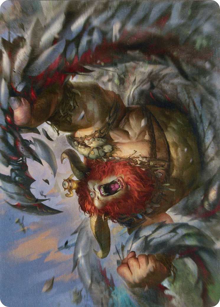 Borborygmos and Fblthp // Borborygmos and Fblthp (AMOM-042) - March of the Machine Art Series (Borderless) Foil