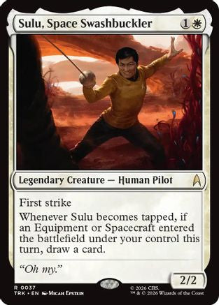 Sulu, Space Swashbuckler (TRK-037) - Star Trek