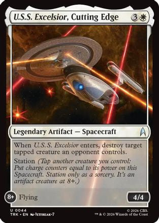 U.S.S. Excelsior, Cutting Edge (TRK-044) - Star Trek