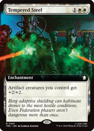 Tempered Steel (Extended Art) (TRC-241) - Commander: Star Trek