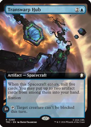 Transwarp Hub (Extended Art) (TRC-266) - Commander: Star Trek
