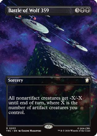 Battle of Wolf 359 (Borderless) (TRC-203) - Commander: Star Trek Foil