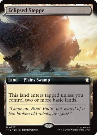 Eclipsed Steppe (Extended Art) (TRC-377) - Commander: Star Trek