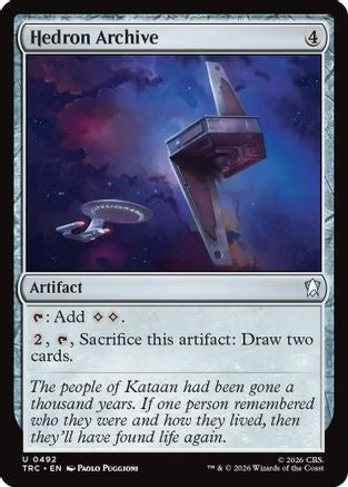 Hedron Archive (Surge Foil) (TRC-492) - Commander: Star Trek Foil