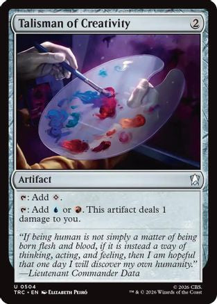 Talisman of Creativity (Surge Foil) (TRC-504) - Commander: Star Trek Foil