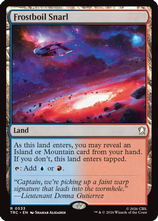 Frostboil Snarl (Surge Foil) (TRC-533) - Commander: Star Trek Foil