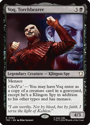 Voq, Torchbearer (TRC-063) - Commander: Star Trek