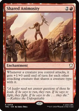 Shared Animosity (Surge Foil) (TRC-454) - Commander: Star Trek Foil