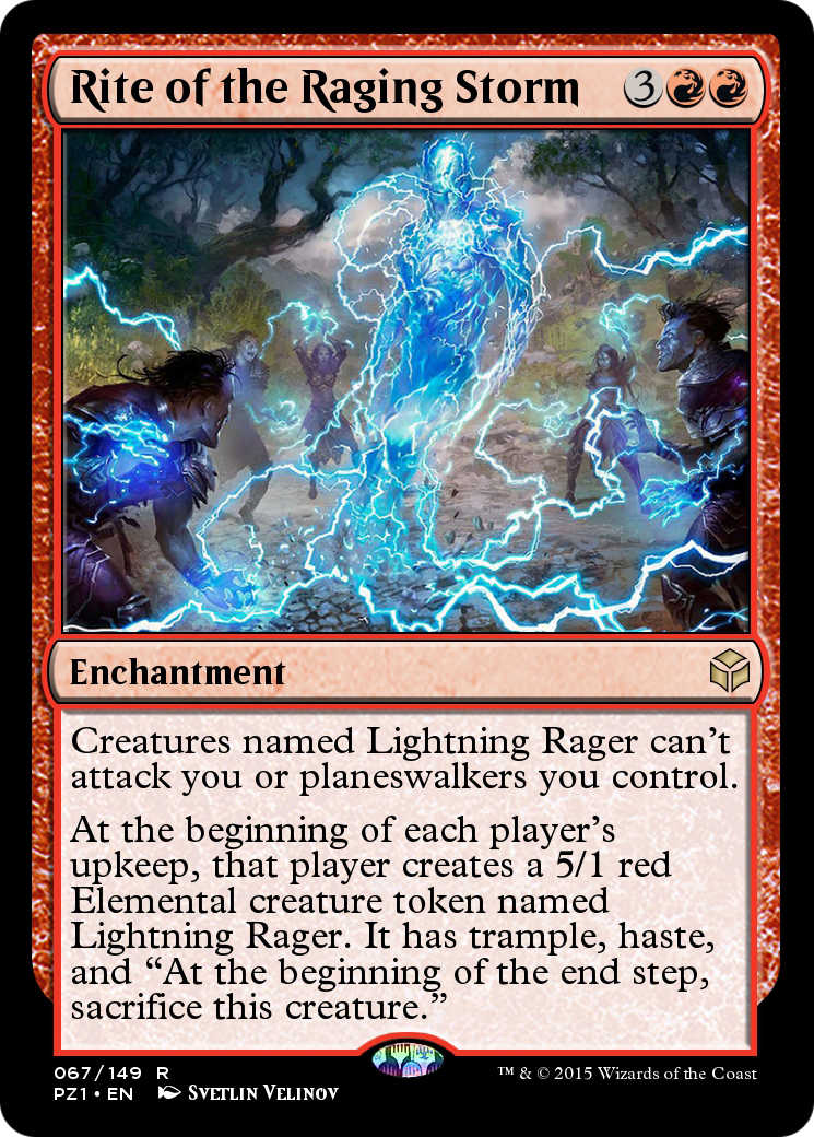 Rite of the Raging Storm (PZ1-067) - Legendary Cube Prize Pack Foil