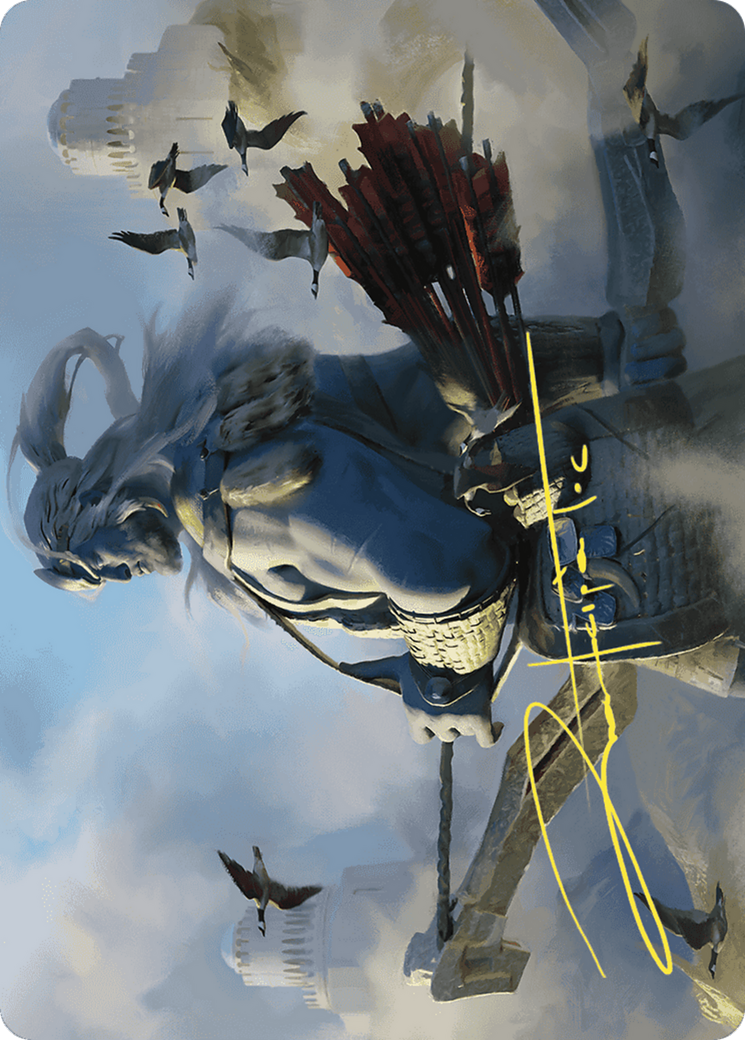 Skybeast Tracker // Skybeast Tracker (AWOE-027) - Wilds of Eldraine Art Series (Borderless) Foil