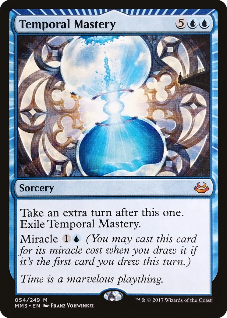 Temporal Mastery (MM3-054) - Modern Masters 2017: (miracle) Foil
