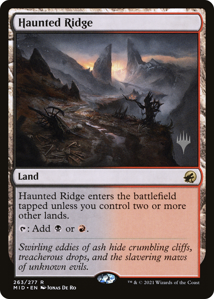 Haunted Ridge (PPMID-263) - Innistrad: Midnight Hunt Promos