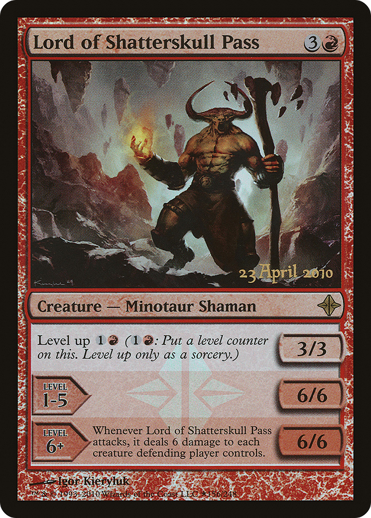 Lord of Shatterskull Pass (LARP-156) - Rise of the Eldrazi Promos Foil