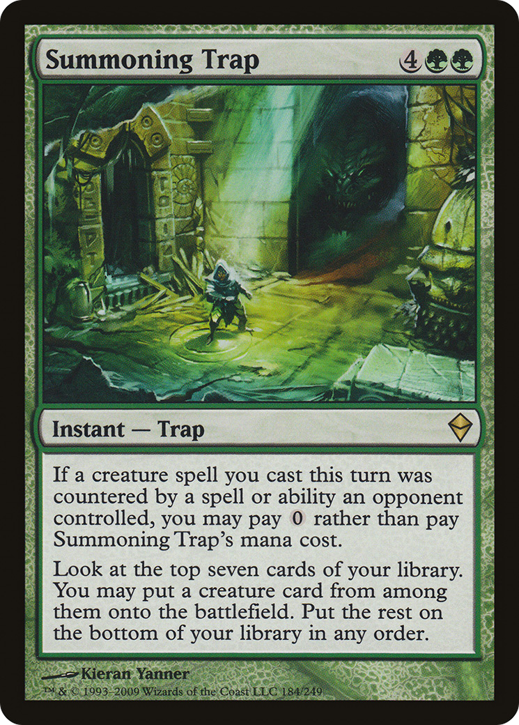 Summoning Trap (ZEN-184) - Zendikar Foil
