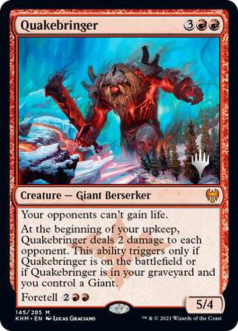 Quakebringer (Promo Pack) [Kaldheim Promos]