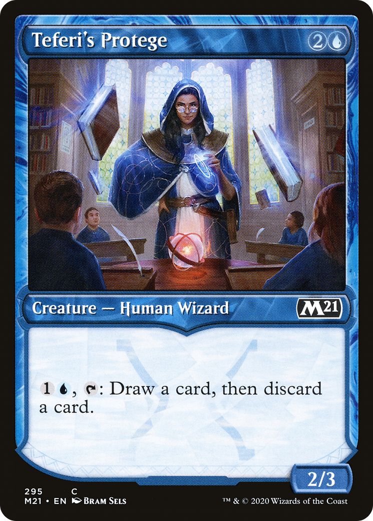 Teferi's Protege (Showcase) (M21-295) - Core Set 2021: (Showcase)