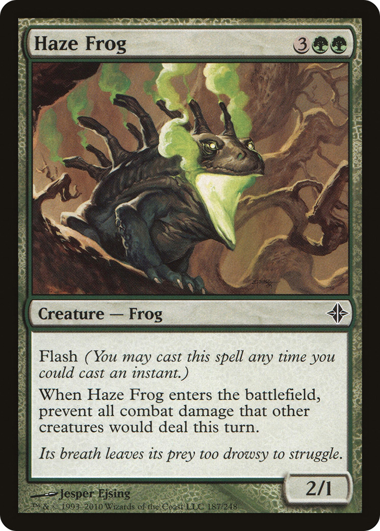 Haze Frog (ROE-187) - Rise of the Eldrazi Foil