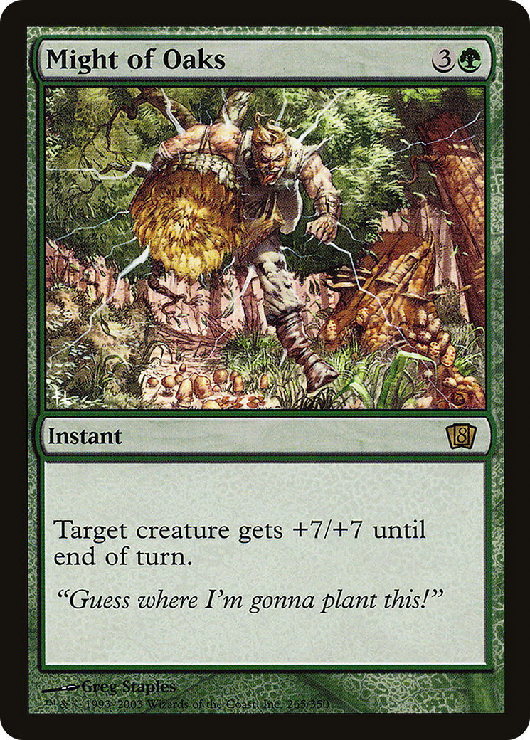 Might of Oaks (8ED-265) - 8th Edition Foil