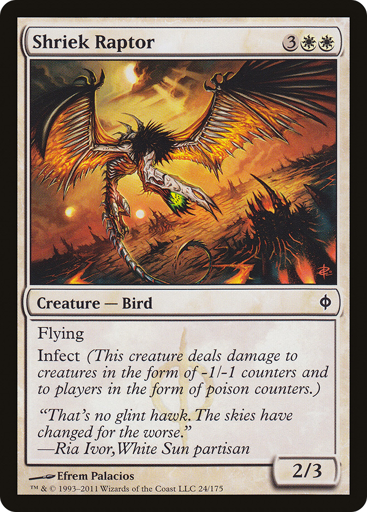Shriek Raptor (NPH-024) - New Phyrexia