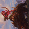 Meria's Outrider // Meria's Outrider (ADMU-037) - Dominaria United Art Series (Borderless) Foil