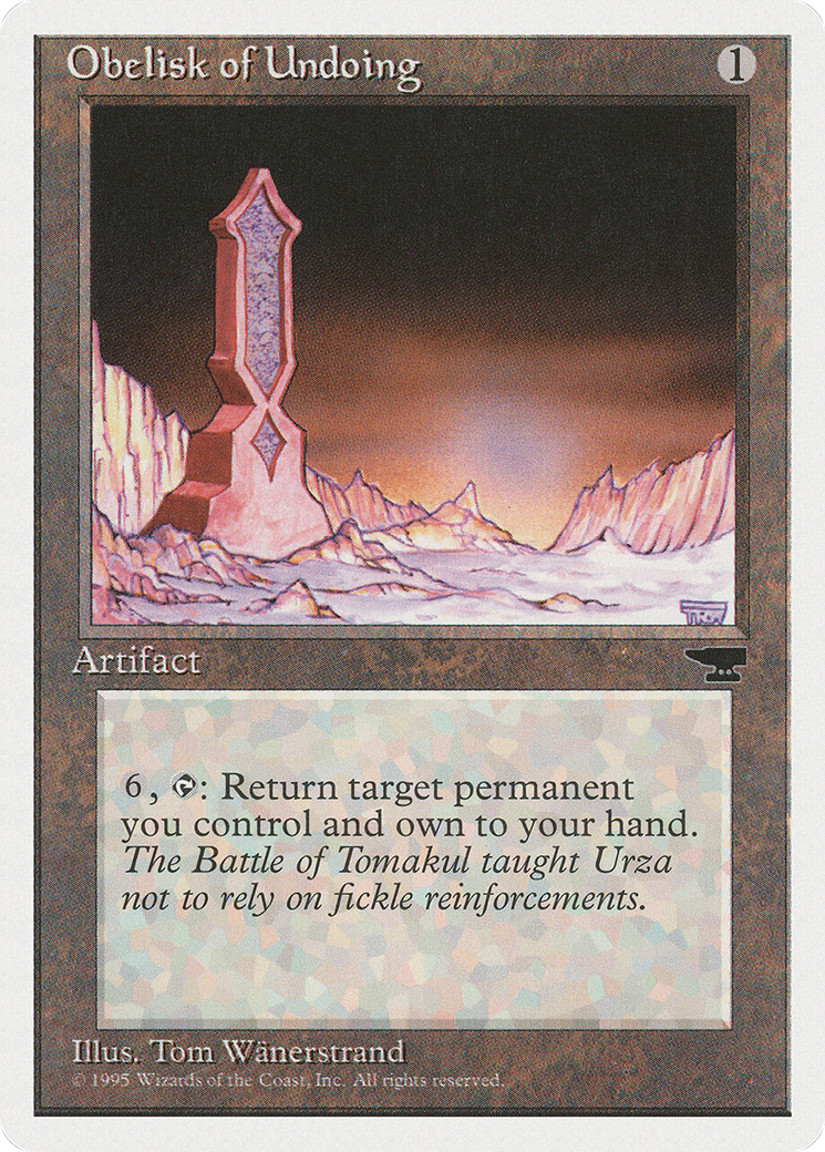 Obelisk of Undoing (CHR-) - Chronicles
