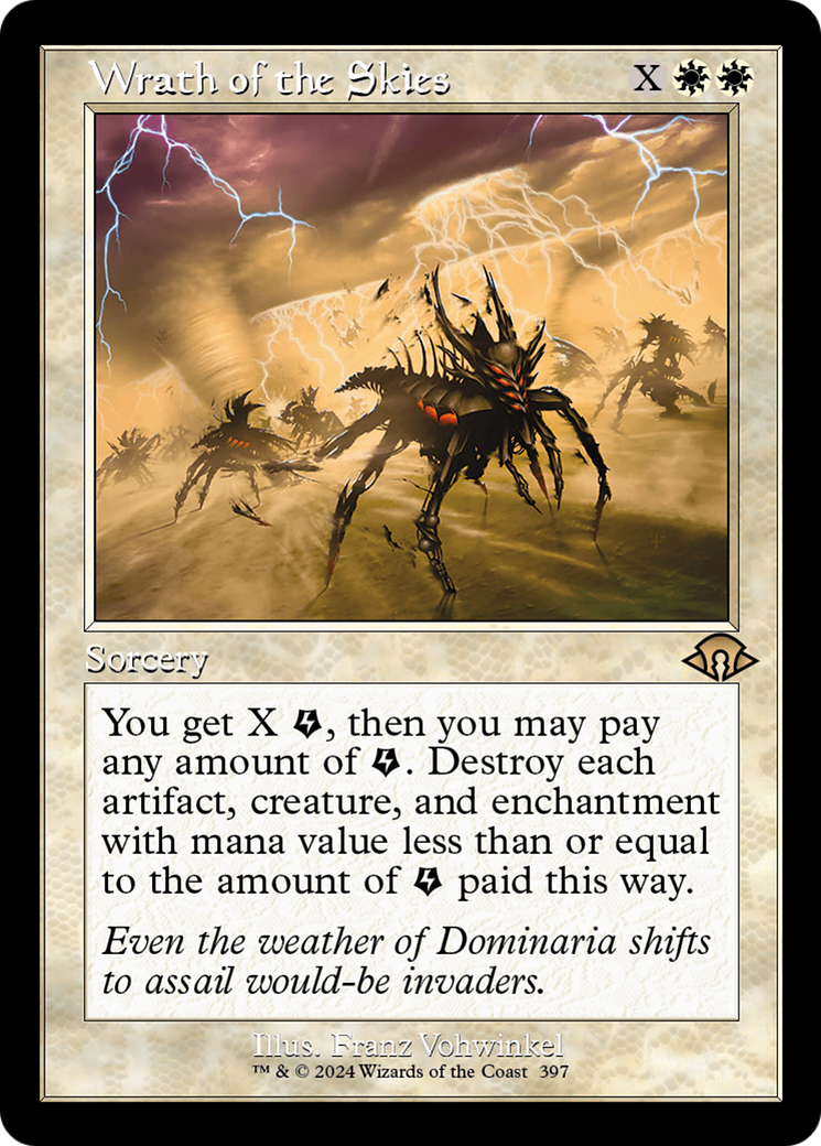 Wrath of the Skies (Retro Frame) (MH3-397) - Modern Horizons 3 Foil