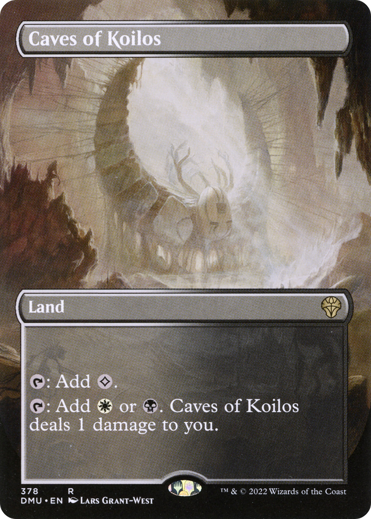 Caves of Koilos (Borderless) (DMU-378) - Dominaria United (Borderless) Foil