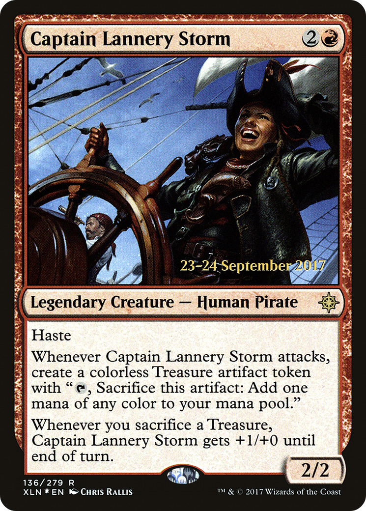 Captain Lannery Storm (PRE-136) - Ixalan Promos Foil