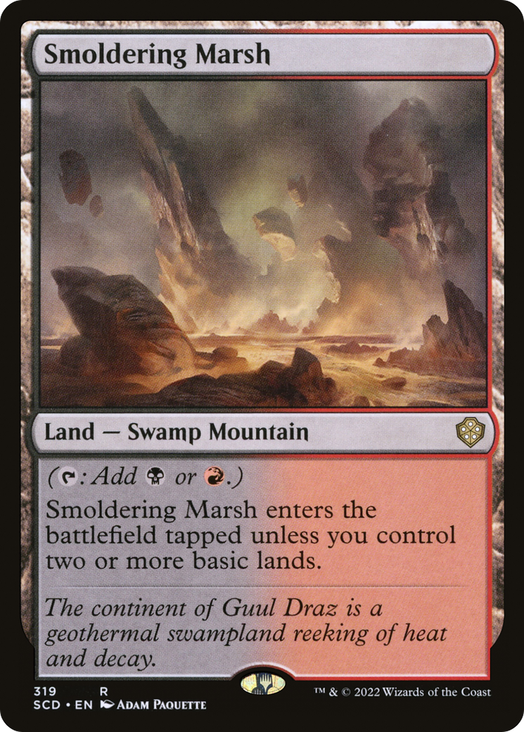 Smoldering Marsh (SCD-319) - Starter Commander Decks