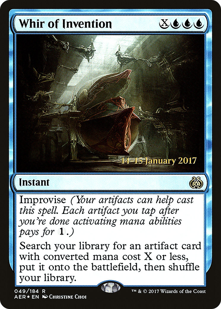 Whir of Invention (PRE-049) - Aether Revolt Promos Foil