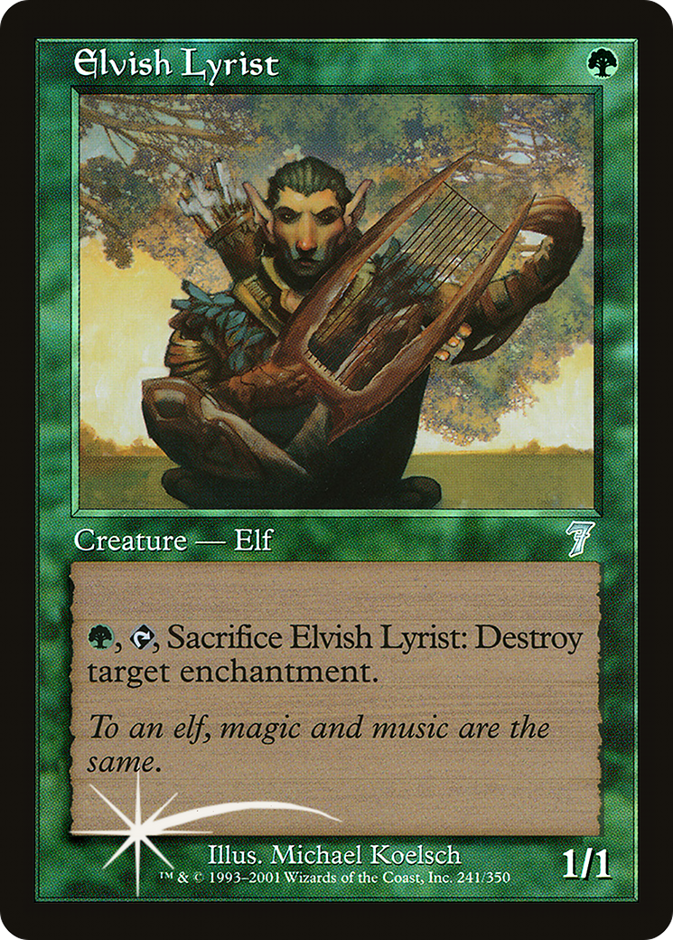 Elvish Lyrist (7ED-241) - 7th Edition