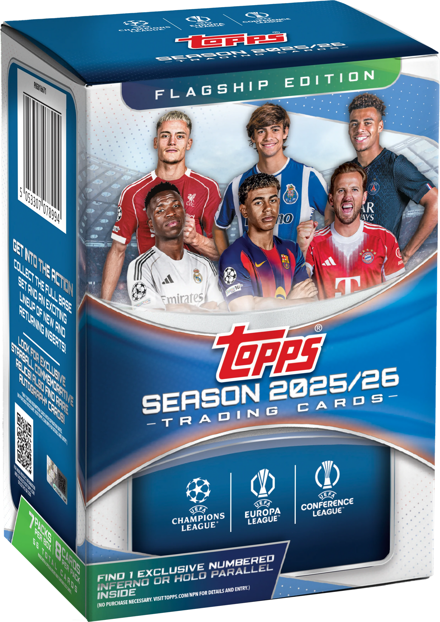 Topps Chrome: UEFA Club Competitions 2025/26 - Value Box
