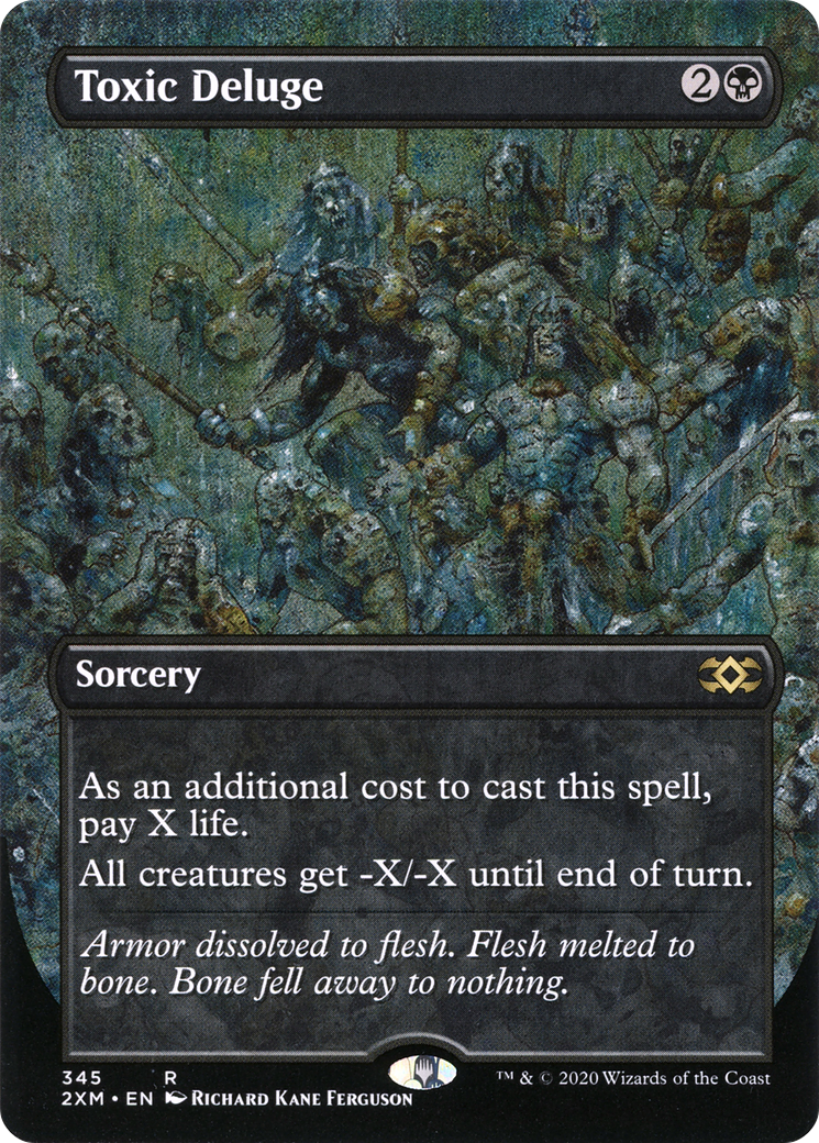 Toxic Deluge (Borderless) (2XM-345) - Double Masters (Borderless)