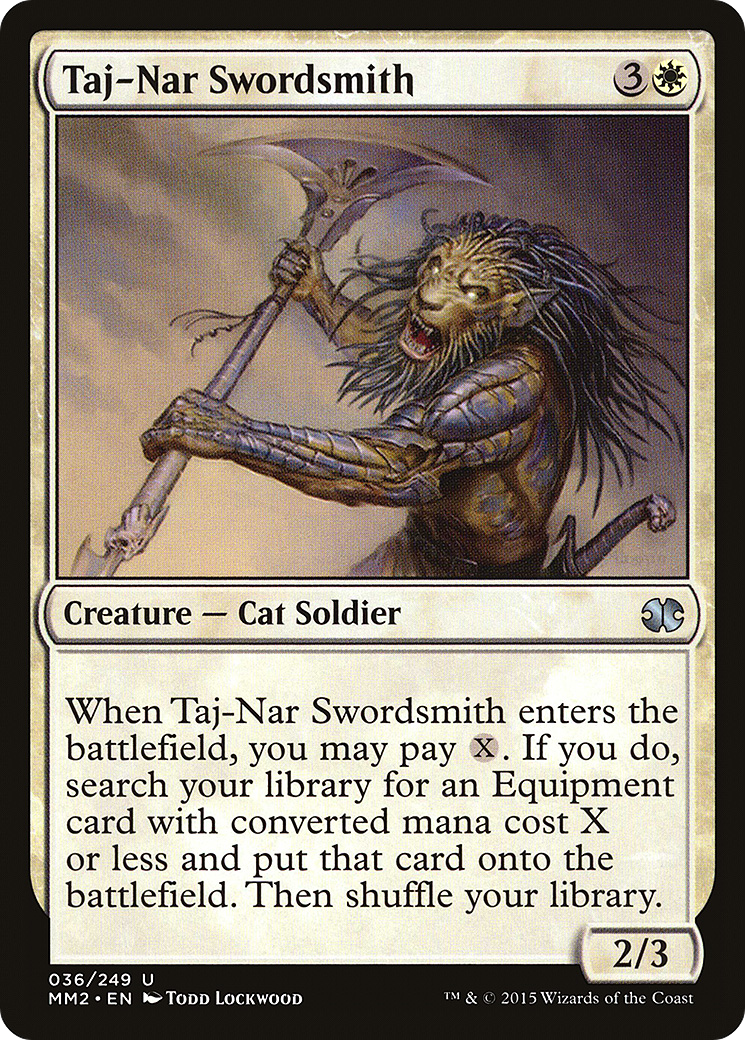 Taj-Nar Swordsmith (MM2-036) - Modern Masters 2015 Foil
